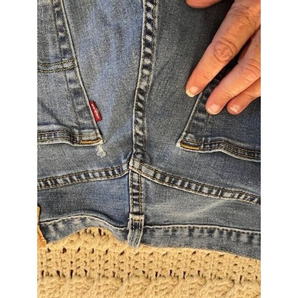 Levi's 501 Slim Fit Jeans W32 L34‎ Button Fly Medium Wash Denim Men's - Picture 8 of 16